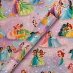 2M Wrapping Paper Roll - Disney Princesses Design