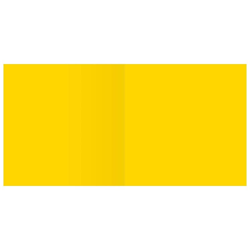 Solid yellow color swatch on a white background
