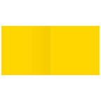Solid yellow color swatch on a white background