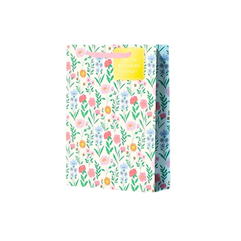 Mothers Day Large Gift Bag - Flowers