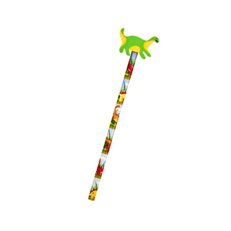 Dinosaur Pencil With Eraser Topper - Assorted