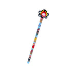Pirate Pencil With Eraser Topper - Assorted