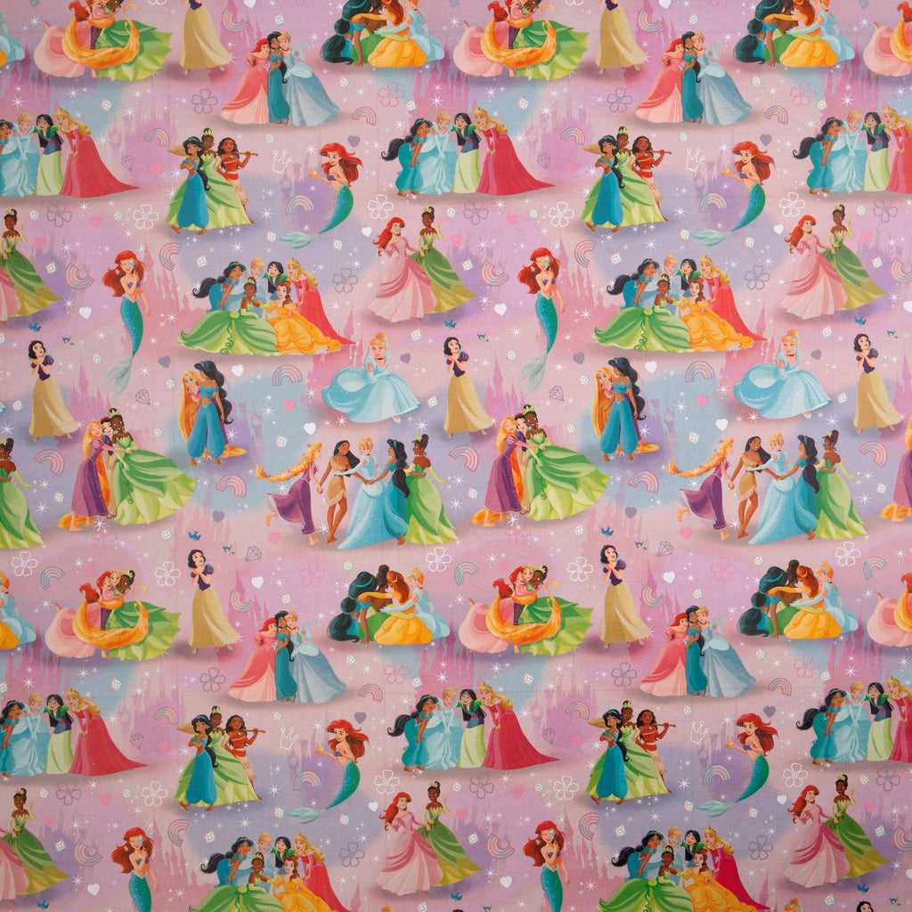 2M Wrapping Paper Roll - Disney Princesses Design