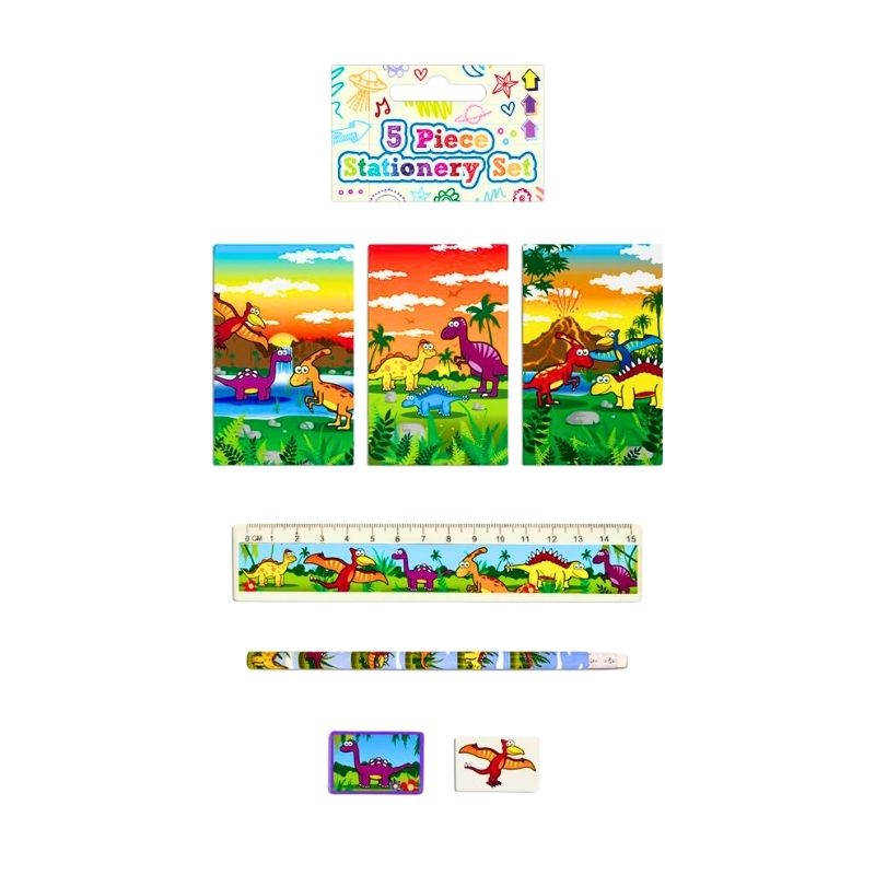 Dinosaur Stationery Set of 5