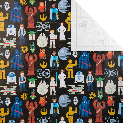 2 m Multi-Occasion Wrapping Paper Roll - Star Wars