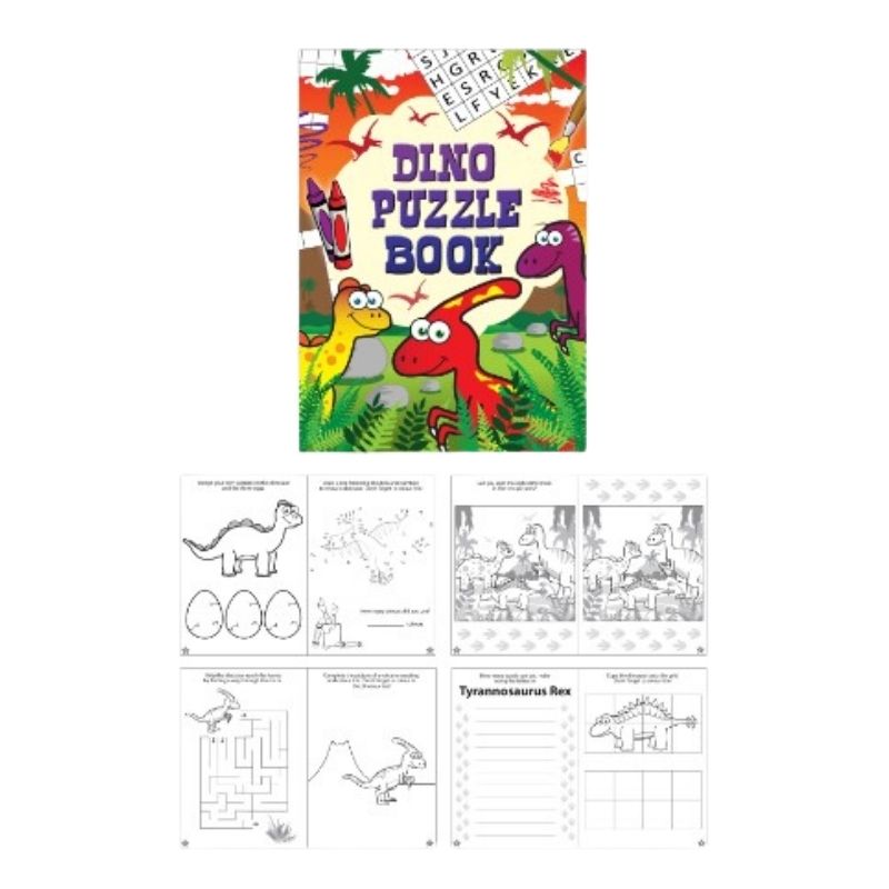 Mini Dinosaur Puzzle book