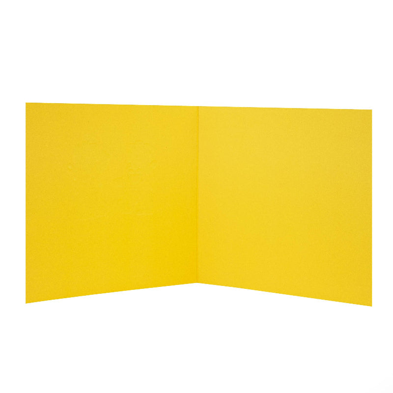 Yellow folder on a white background