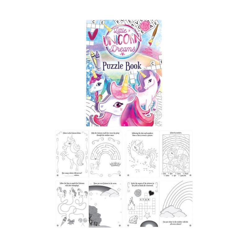 Mini Unicorn Puzzle Book