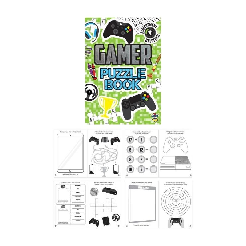 Mini Gamer Puzzle Book