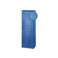 Small Stars Bottle Gift Bag - Blue