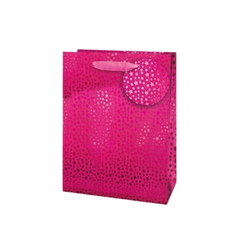 Small Stars Large Gift Bag - Pink