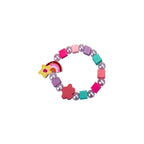 Girls Wooden Bracelets In Organza Bag 6 Assorted