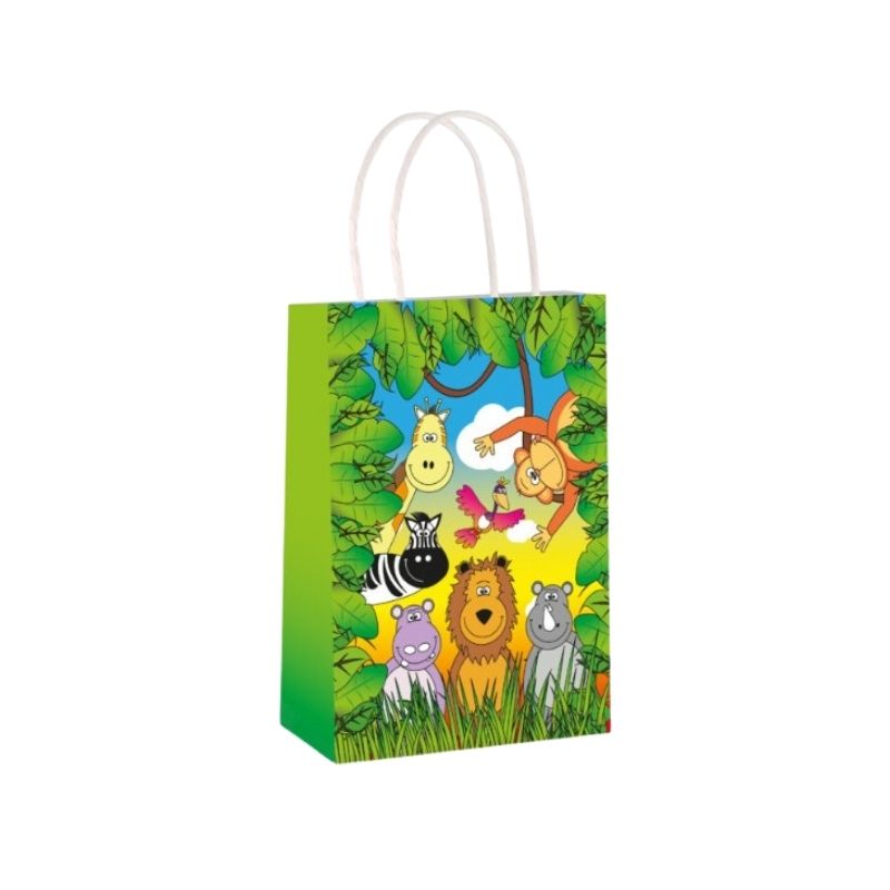 Jungle Paper Party Bag With Handles