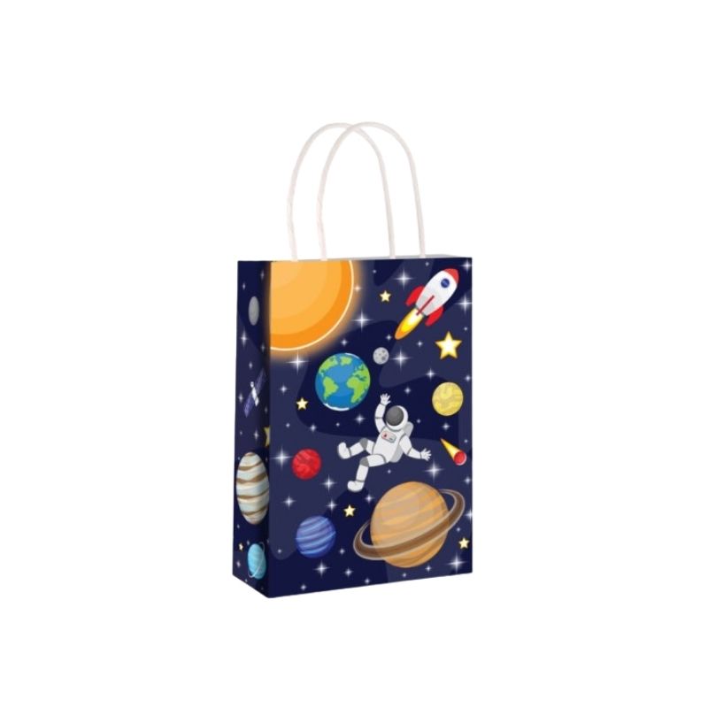 Space Paper Party Bag With Handles