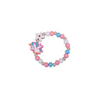 Girls Wooden Bracelets In Organza Bag 6 Assorted