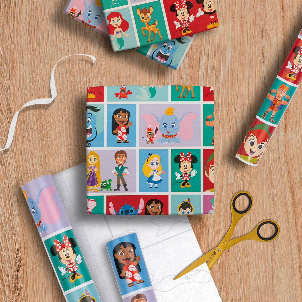 2 m Multi-Occasion Wrapping Paper Roll - Disney