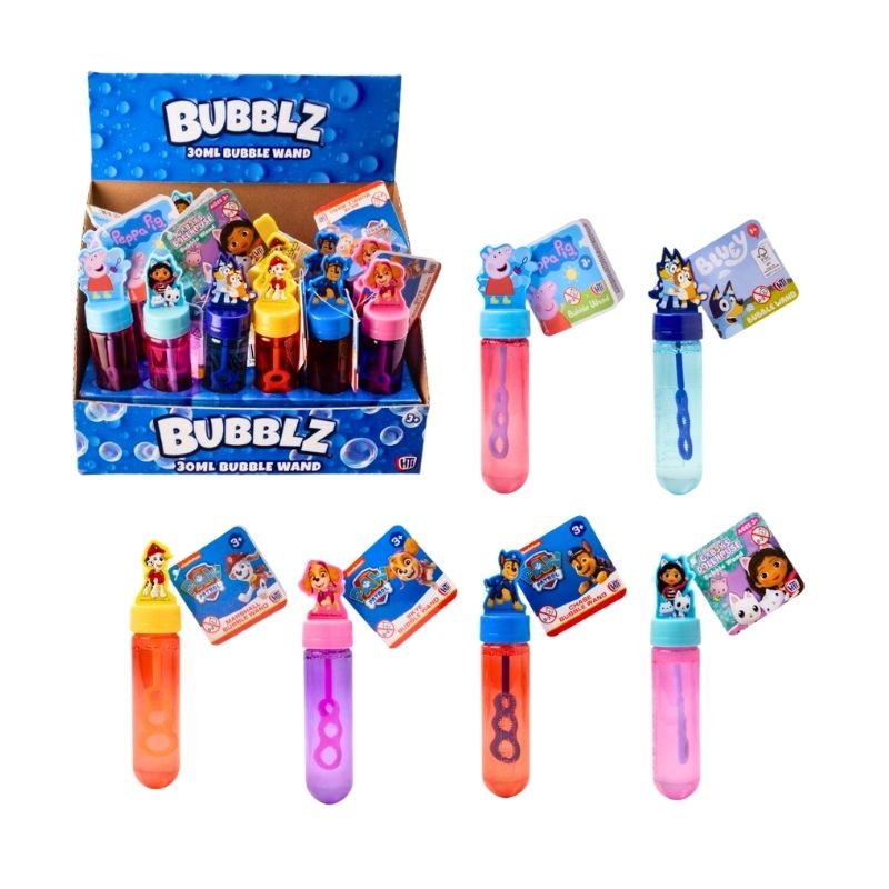 Licensed Character Mini Bubble Wands
