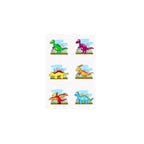 Dinosaur Temporary Tattoo Sheet - 6 Designs