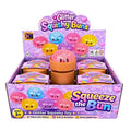 Squishy Pearl Glitter Gel Filled 8.5cm Dumpling In a Basket