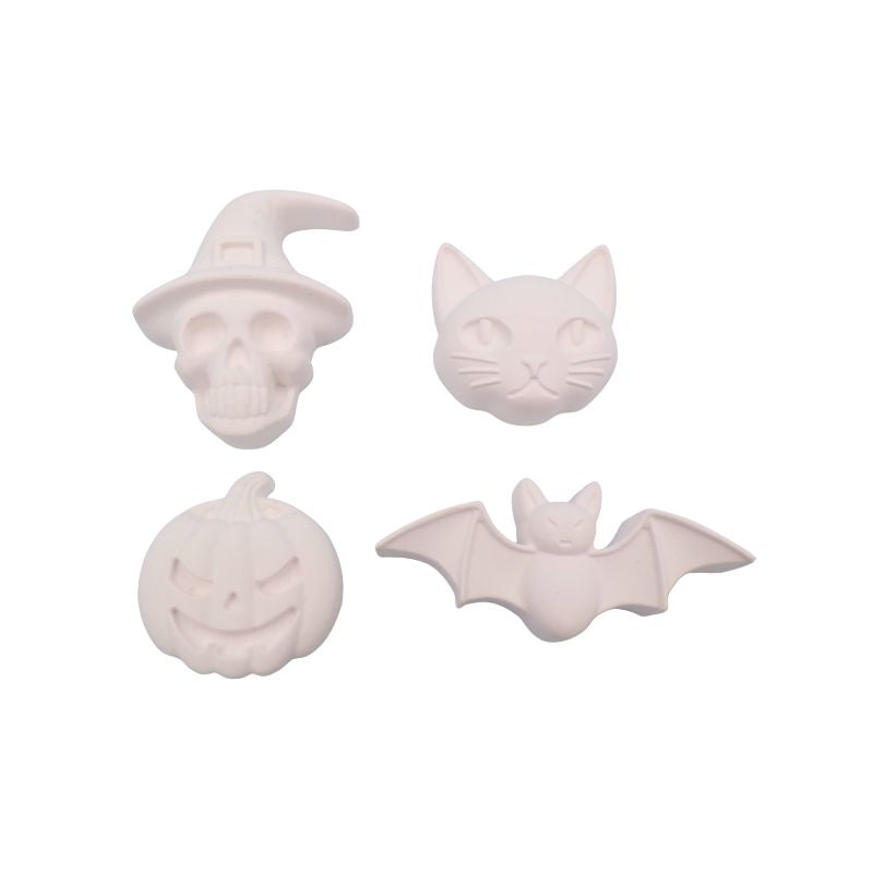 DIY Plaster Halloween Painting Kit – 6 Paint Set *Handmade*
