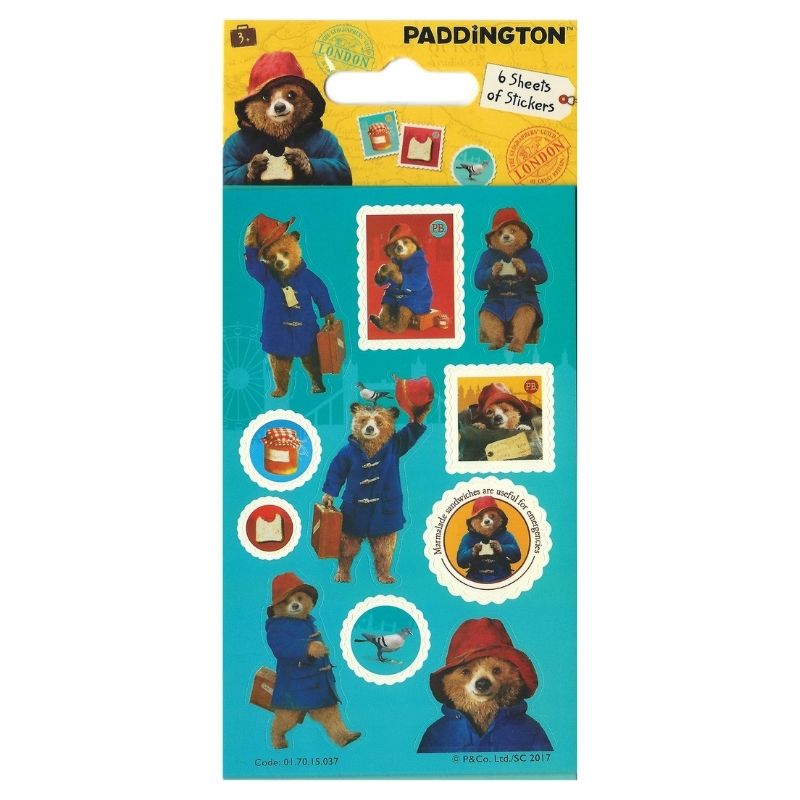 Paddington Movie Party Sticker Pack – 6 sheets