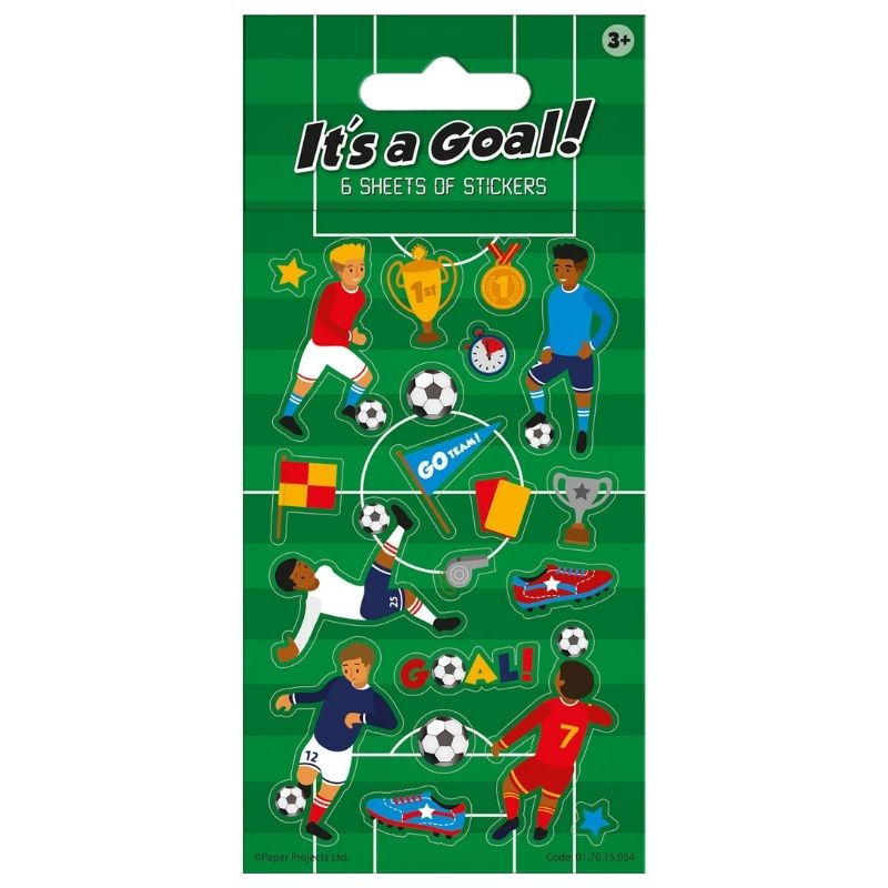 It’s a Goal! Party Sticker Pack – 6 sheets