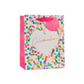 Celebration Confetti Detail Foiled Medium Gift Bag