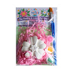 DIY Plaster Flowers Painting Kit – 3 Paint Set