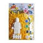 DIY Plaster Minifigure & Brick Painting Kit – 6 Paint Set