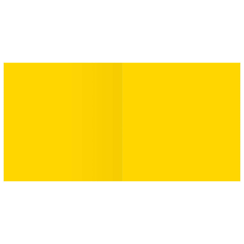 Solid yellow color swatch on a white background