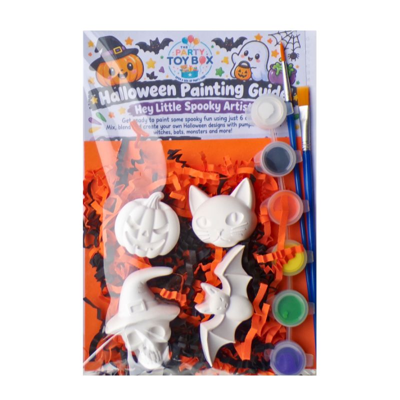 DIY Plaster Halloween Painting Kit – 6 Paint Set *Handmade*