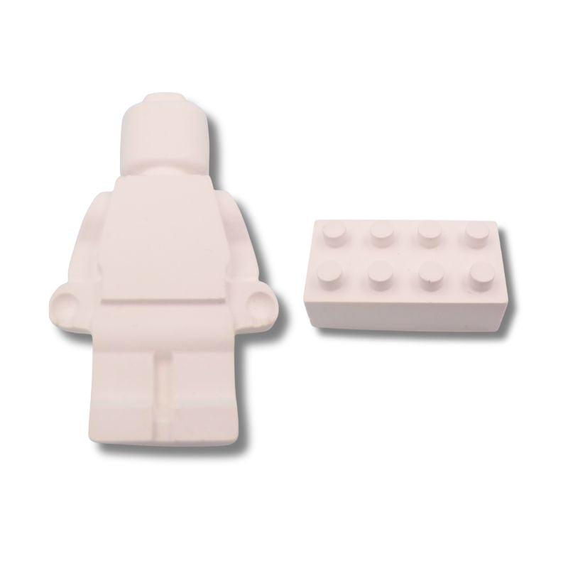 DIY Plaster Minifigure & Brick Painting Kit – 6 Paint Set
